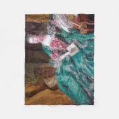 Portrait von Madame Pompadour, Boucher Fleecedecke (Vorderseite)