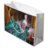 Portrait von Madame Pompadour, Boucher Große Geschenktüte (Rückseite Schrägansicht)