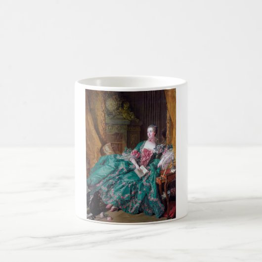 Portrait von Madame Pompadour, Boucher Kaffeetasse (Mittel)