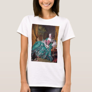Portrait von Madame Pompadour, Boucher T-Shirt