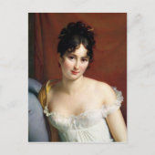Portrait von Madame Recamier Postkarte (Vorderseite)