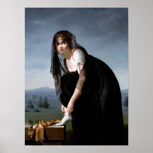 Portrait von Madame Soustra. Marie-denise Villers Poster (Vorne)