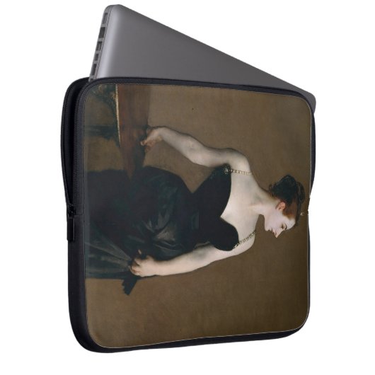 Portrait von Madame X von John Singer Sargent, 188 Laptopschutzhülle (Vorne Rechts)