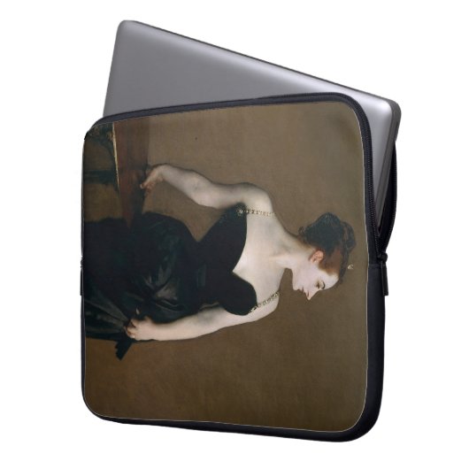 Portrait von Madame X von John Singer Sargent, 188 Laptopschutzhülle (Vorderseite Links)