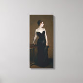 Portrait von Madame X von John Singer Sargent, 188 Leinwanddruck (Vorderseite)