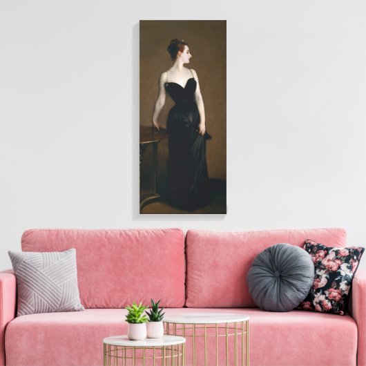 Portrait von Madame X von John Singer Sargent, 188 Leinwanddruck (Insitu (Wohnzimmer))