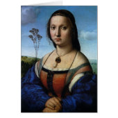 Portrait von Maddalena Doni von Raphael Sanzio (Vorne)