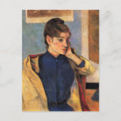 Portrait von Madeline Bernard - Paul Gauguin Postkarte (Vorderseite)