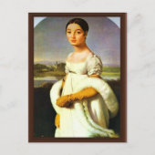 Portrait von Mademoiselle Riviere von Ingres Jean Postkarte (Vorderseite)