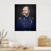 Portrait von Maj. General Ambrose Burnside Poster (Küche)