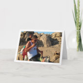 Portrait von Männern auf Kamelen Karte (Vorderseite)