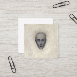 Portrait von Marcel Duchamp von Florine Stettheime Quadratische Visitenkarte