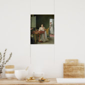 Portrait von Marceline Desbordes-Valmore Poster (Küche)