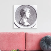 Portrait von Marcus Aurelius Leinwanddruck (Insitu (Wohnzimmer))