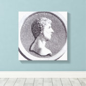 Portrait von Marcus Aurelius Leinwanddruck (Insitu (Holzboden))