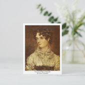 Portrait von Maria Bicknell, von John Constable Postkarte (Stehend Vorderseite)