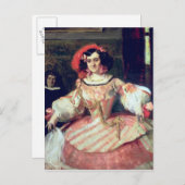 Portrait von Maria Guerrero Postkarte (Vorne/Hinten)