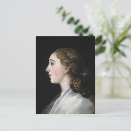 Portrait von Maria Teresa de Vallabriga Postkarte (Stehend Vorderseite)