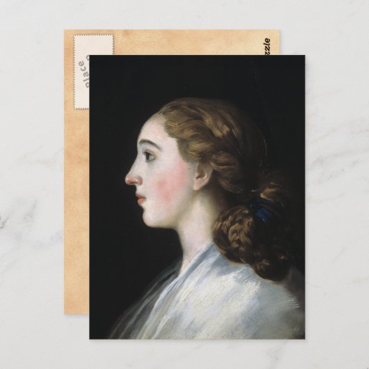 Portrait von Maria Teresa de Vallabriga Postkarte (Vorne/Hinten)
