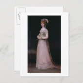 Portrait von Maria Theresa de Bourbon y Vallabriga Postkarte (Vorne/Hinten)