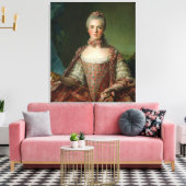 Portrait von Marie Adelaide 1756 Leinwanddruck (Insitu (Wohnzimmer))