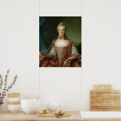 Portrait von Marie Adelaide 1756 Poster (Küche)