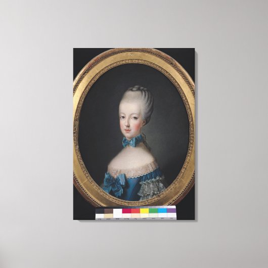 Portrait von Marie-Antoinette de Leinwanddruck (Vorderseite)
