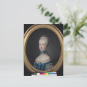 Portrait von Marie-Antoinette de Postkarte (Stehend Vorderseite)