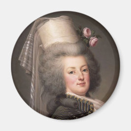 Portrait von Marie Antoinette, Königin von Frankre Magnet