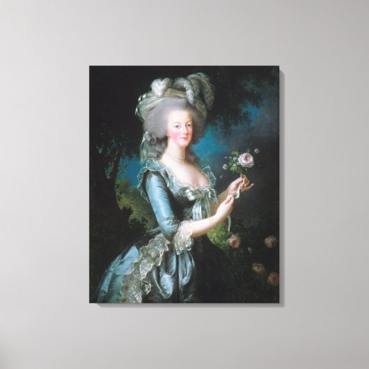 Portrait von Marie Antoinette Leinwanddruck (Vorderseite)