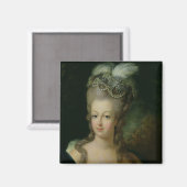 Portrait von Marie-Antoinette Magnet (Vorderseite/Rückseite)