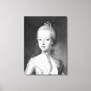 Portrait von Marie-Antoinette von Habsburg Leinwanddruck