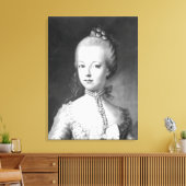 Portrait von Marie-Antoinette von Habsburg Leinwanddruck (Insitu (Wohnzimmer))
