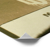 Portrait von Marie Curie Poster (Ecke)