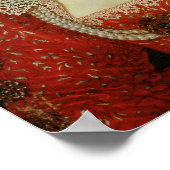 Portrait von Marie de Medici Poster (Ecke)