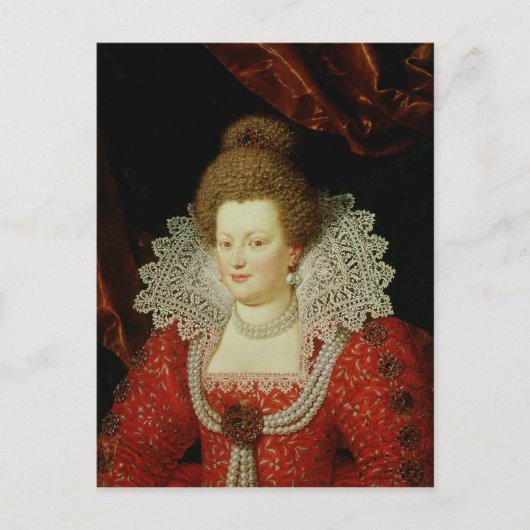 Portrait von Marie de Medici Postkarte (Vorderseite)