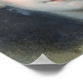 Portrait von Marie Fel 1757 Poster (Ecke)