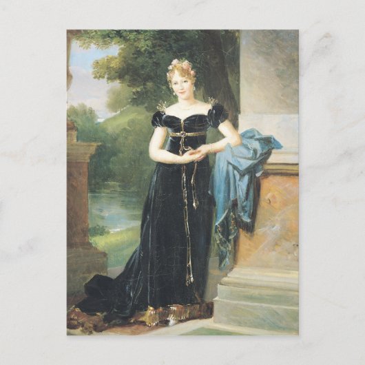 Portrait von Marie Laczinska Countess Walewska Postkarte (Vorderseite)