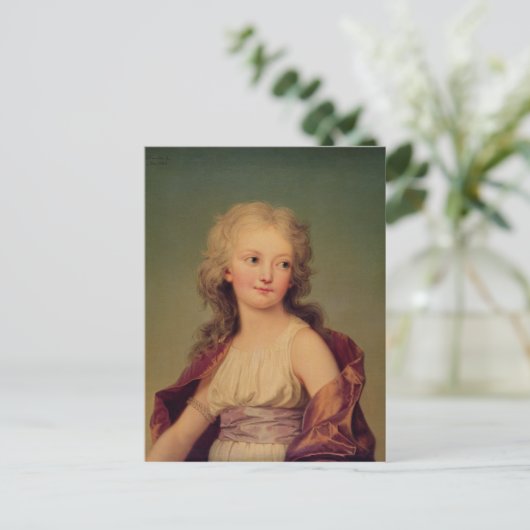 Portrait von Marie-Therese Charlotte, Frankreich Postkarte (Stehend Vorderseite)
