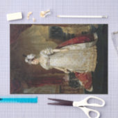 Portrait von Marie Therese Charlotte, Frankreich Seidenpapier (Handwerk)