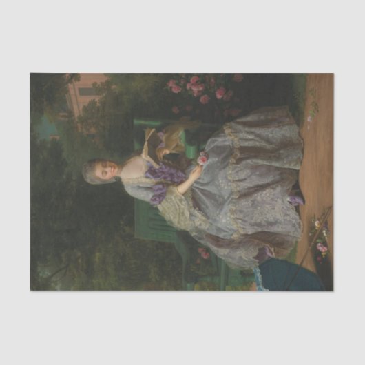 Portrait von Marie Therese of Savoy von Charpentie Seidenpapier (Vorderseite)