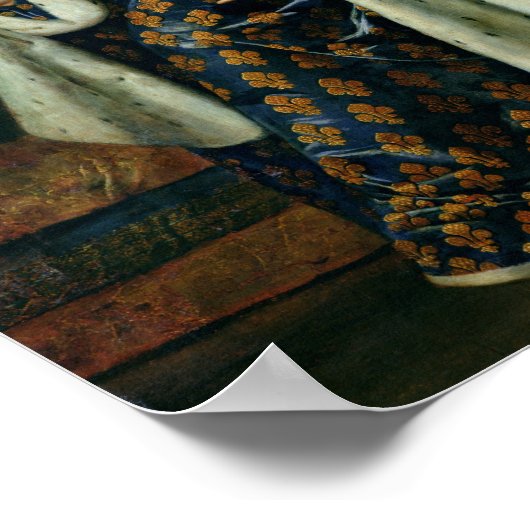 Portrait von Marie-Therese (Österreich) Poster (Ecke)