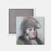 Portrait von Marschall Davout, Prinz d'Echmuhl Magnet (Vorderseite/Rückseite)