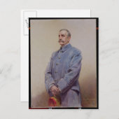 Portrait von Marshal Ferdinand Foch 1920 Postkarte (Vorne/Hinten)