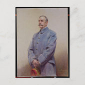 Portrait von Marshal Ferdinand Foch 1920 Postkarte (Vorderseite)