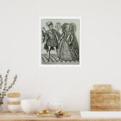 Portrait von Mary, Königin der Schotten (1542-87)  Poster (Küche)