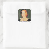Portrait von Mary of England Quadratischer Aufkleber (Tasche)