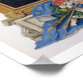 Portrait von Mary Queen of Schotten (1542-87) von Poster (Ecke)