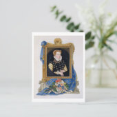 Portrait von Mary Queen of Schotten (1542-87) von  Postkarte (Stehend Vorderseite)