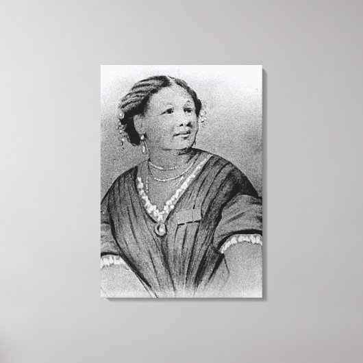 Portrait von Mary Seacole Leinwanddruck (Vorderseite)
